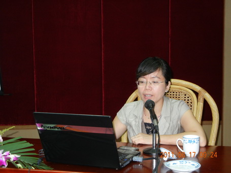 省水泥質檢站廣州站肖惠玉高工講授水泥企業產品質量對比驗證檢驗管理辦法